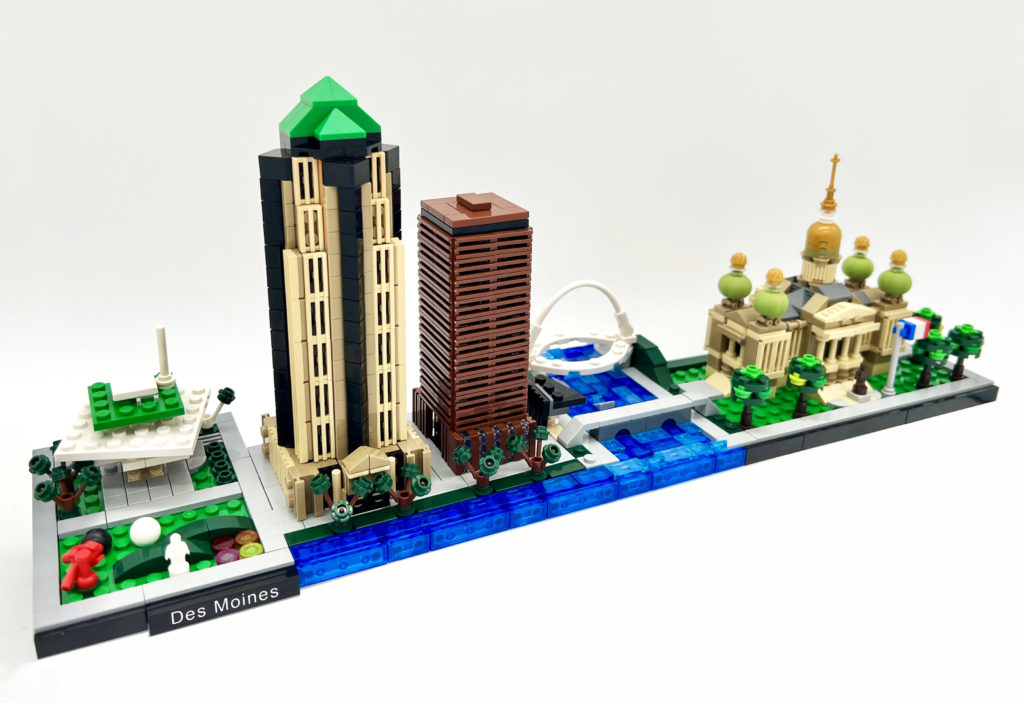 Des Moines skyline in LEGOs celebrates architecturally rich community ...