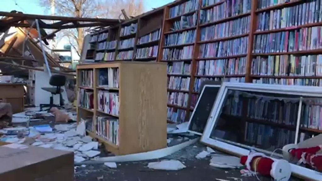 Tornado damage